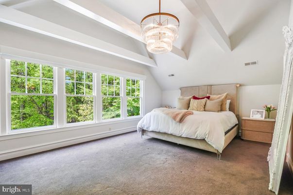 Bedroom, Chandelier, Interior