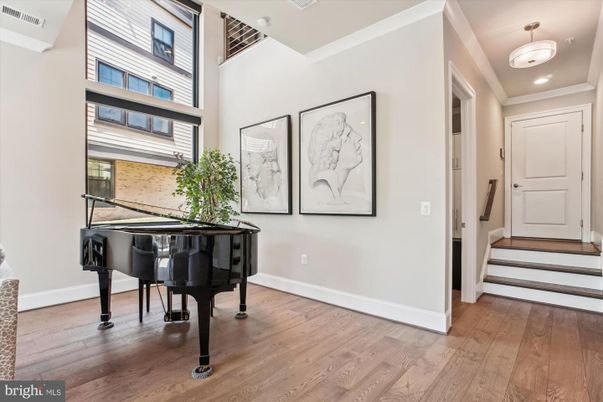 Interior, Pendant Lights, Piano, Wood Texture Flooring