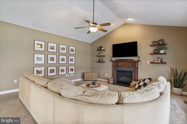 Fireplace, Interior, Living room, Recessed Lighting