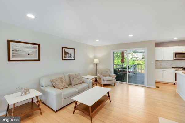 Interior, Kitchen, Living room, Recessed Lighting, Stainless Steel Appliances, Wood Texture Flooring
