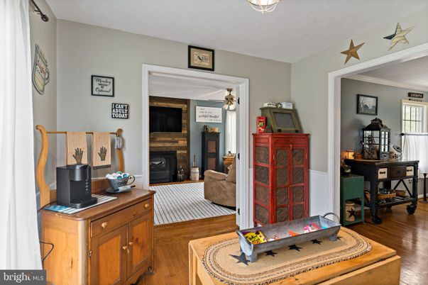 Fireplace, Interior, Wood Texture Flooring