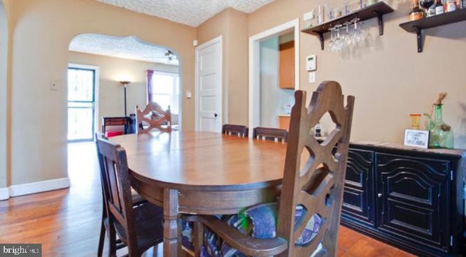 Dining room, Interior, Wood Texture Flooring