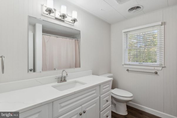 Bathroom, Interior, Wood Texture Flooring
