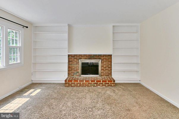 Empty room, Fireplace, Interior