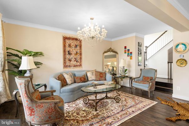 Chandelier, Interior, Living room, Wood Texture Flooring