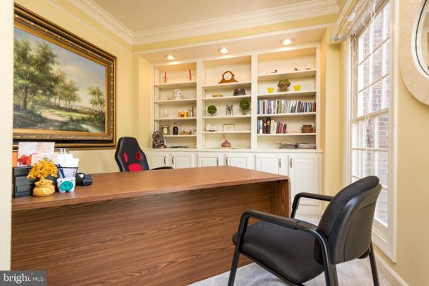Home Office, Interior, Recessed Lighting