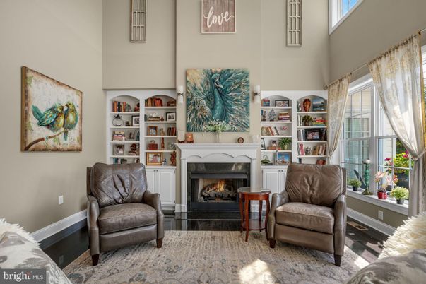 Fireplace, Interior, Wood Texture Flooring