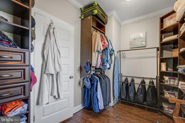 Interior, Walk-in Closets, Wood Texture Flooring