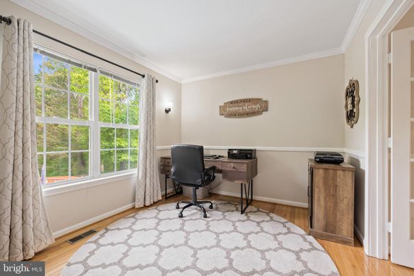 Home Office, Interior, Wood Texture Flooring