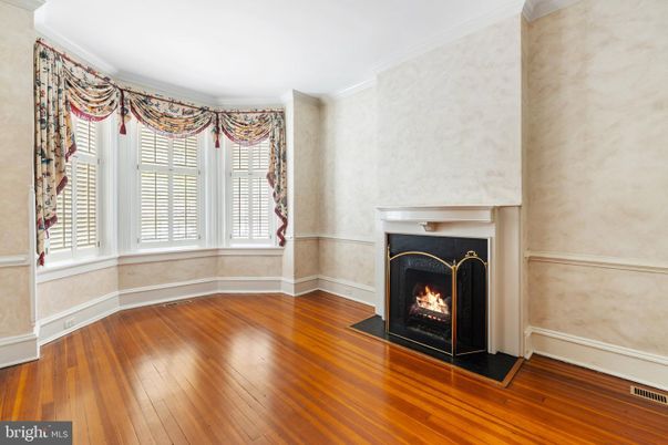 Fireplace, Interior, Wood Texture Flooring