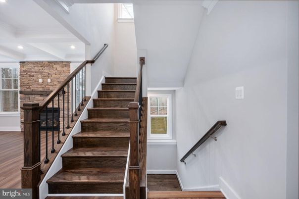 Interior, Recessed Lighting, Stone Walls, Wood Texture Flooring