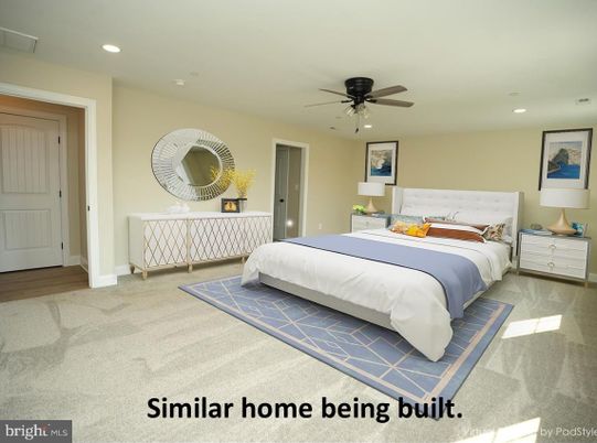 Bedroom, Interior, Recessed Lighting