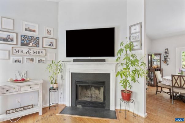 Fireplace, Interior, Wood Texture Flooring