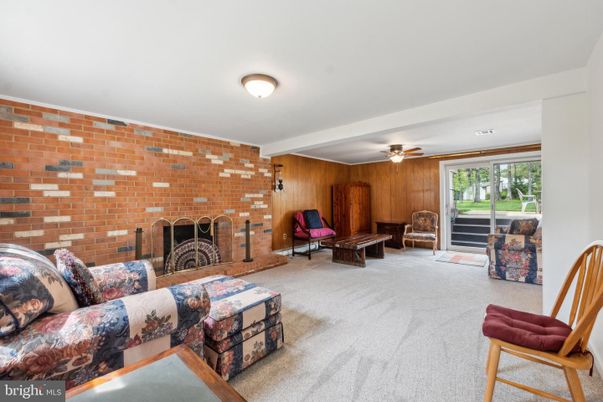 Fireplace, Interior, Living room, Stone Walls, Wooden Walls