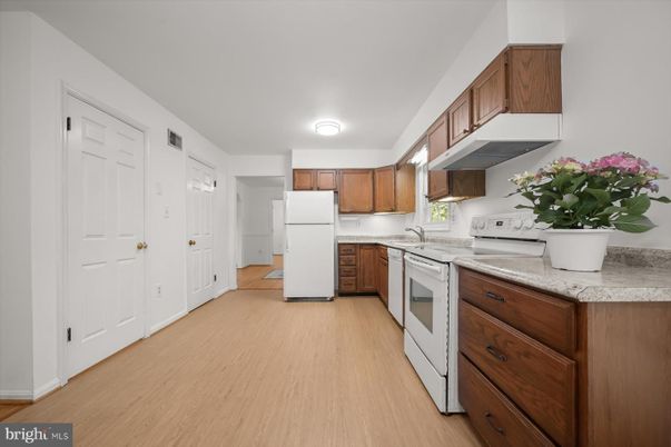 Interior, Kitchen, Wood Texture Flooring