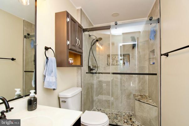 Bathroom, Glass Shower, Interior