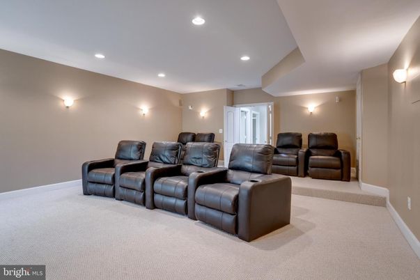 Home Theatre Room, Interior, Recessed Lighting, Theatre Room