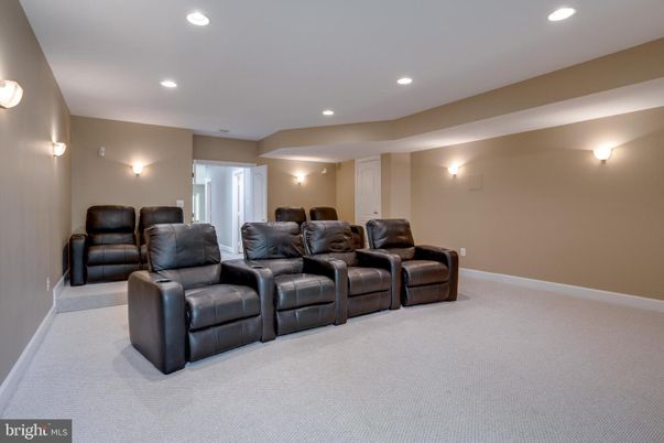 Home Theatre Room, Interior, Recessed Lighting, Theatre Room