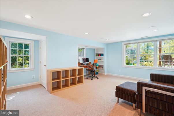 Home Office, Interior, Recessed Lighting