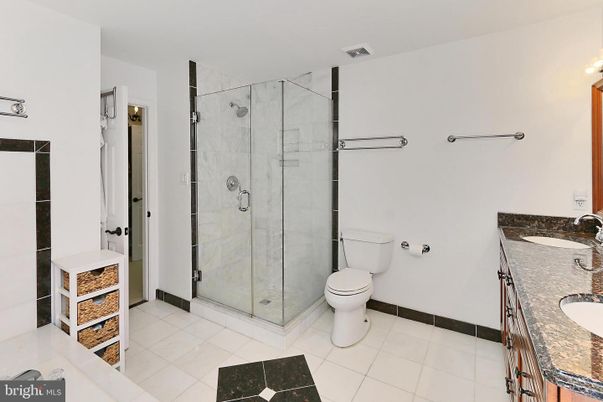 Bathroom, Dual Sink Vanities, Glass Shower, Interior