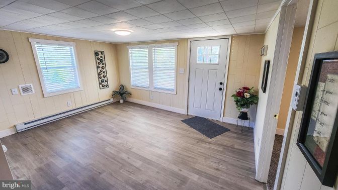 Empty room, Interior, Wood Texture Flooring