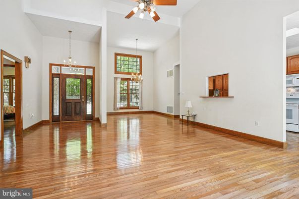 Chandelier, Interior, Kitchen, Pendant Lights, Wood Texture Flooring