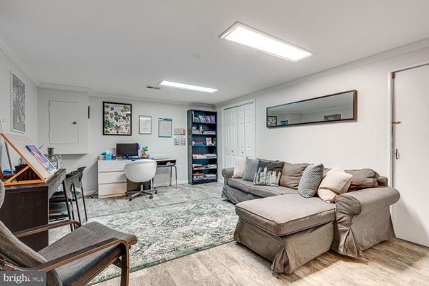 Home Office, Interior, Wood Texture Flooring
