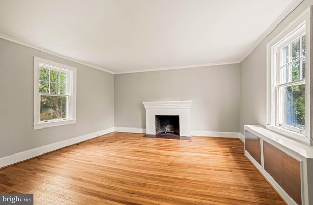 Empty room, Fireplace, Interior, Wood Texture Flooring