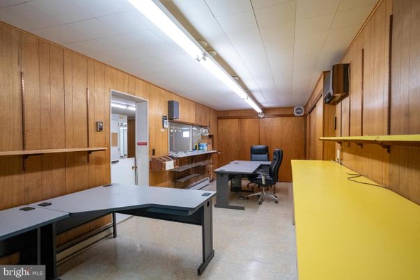 Home Office, Interior, Wooden Walls