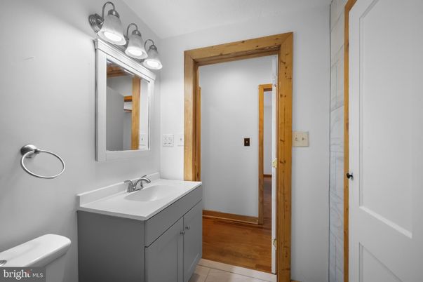 Bathroom, Interior, Wood Texture Flooring