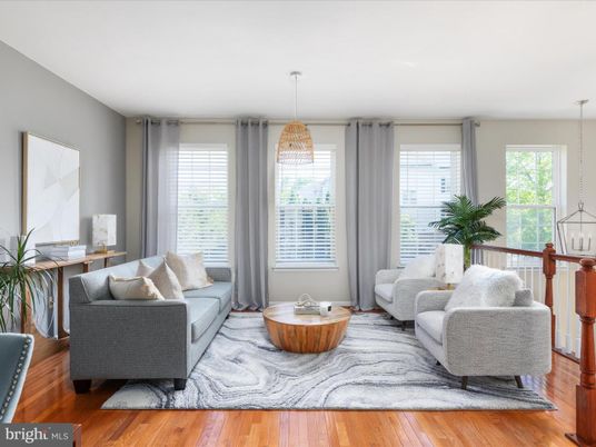 Interior, Living room, Pendant Lights, Wood Texture Flooring