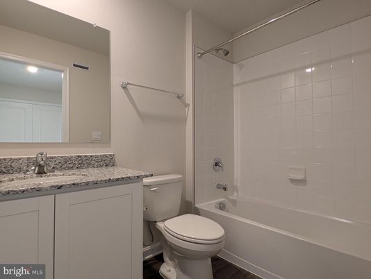 Bathroom, Interior, Recessed Lighting, Wood Texture Flooring