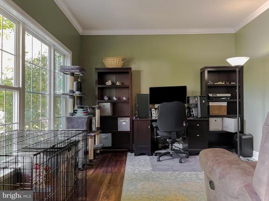 Home Office, Interior, Wood Texture Flooring
