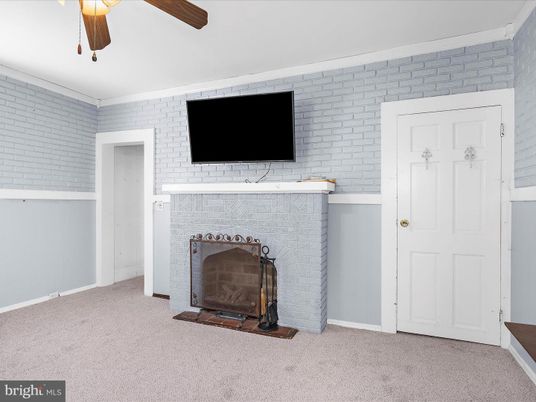 Fireplace, Interior, Stone Walls