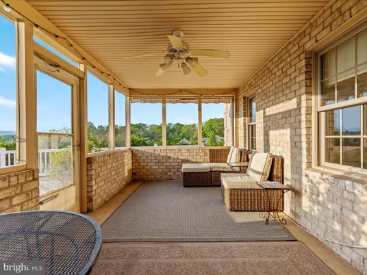 Interior, Stone Walls, Sun Room