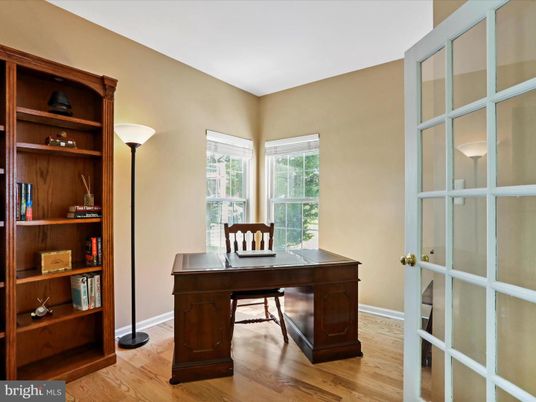 Home Office, Interior, Wood Texture Flooring