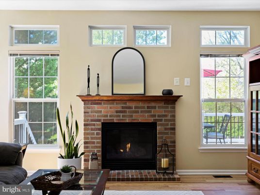 Fireplace, Interior, Wood Texture Flooring