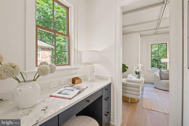 Home Office, Interior, Wood Texture Flooring