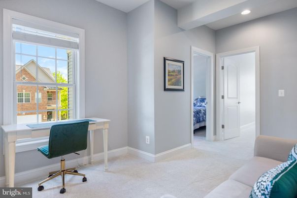 Home Office, Interior, Recessed Lighting