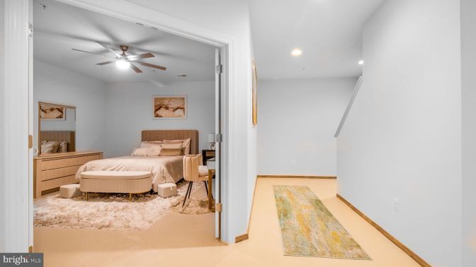 Bedroom, Interior, Recessed Lighting