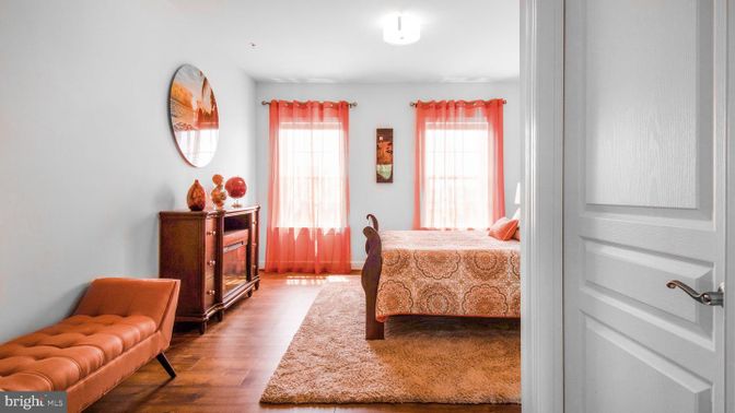 Bedroom, Interior, Wood Texture Flooring