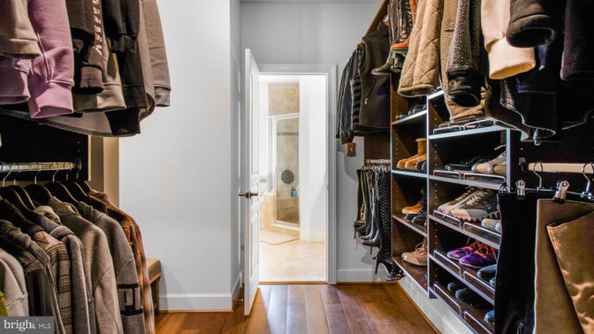 Interior, Walk-in Closets, Wood Texture Flooring