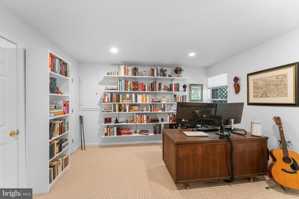 Home Office, Interior, Recessed Lighting