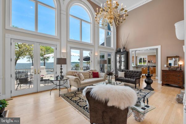 Chandelier, Interior, Living room, Water, Wood Texture Flooring