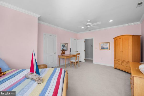 Bedroom, Home Office, Interior, Recessed Lighting