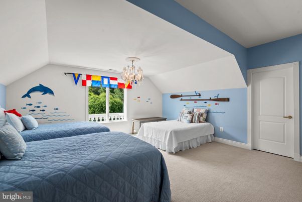 Bedroom, Chandelier, Interior