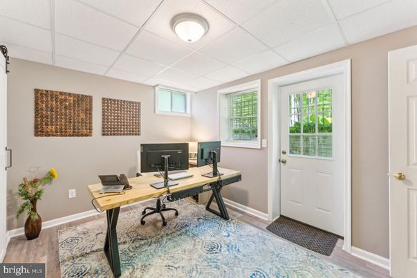 Home Office, Interior, Wood Texture Flooring