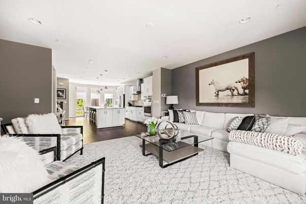 Interior, Kitchen, Living room, Pendant Lights, Recessed Lighting, Stainless Steel Appliances, Wood Texture Flooring