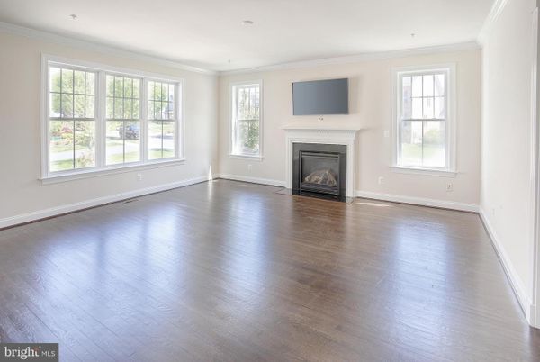 Empty room, Fireplace, Interior, Wood Texture Flooring