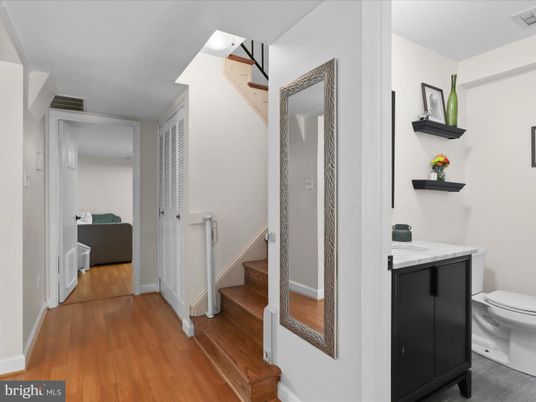 Bathroom, Interior, Wood Texture Flooring